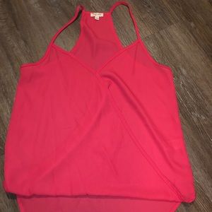 Pink Flow Strappy Tank Top